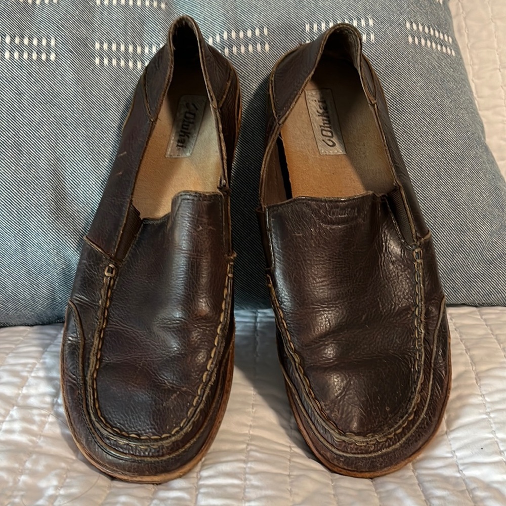 Men’s Olukai Leather Shoes sz 12
